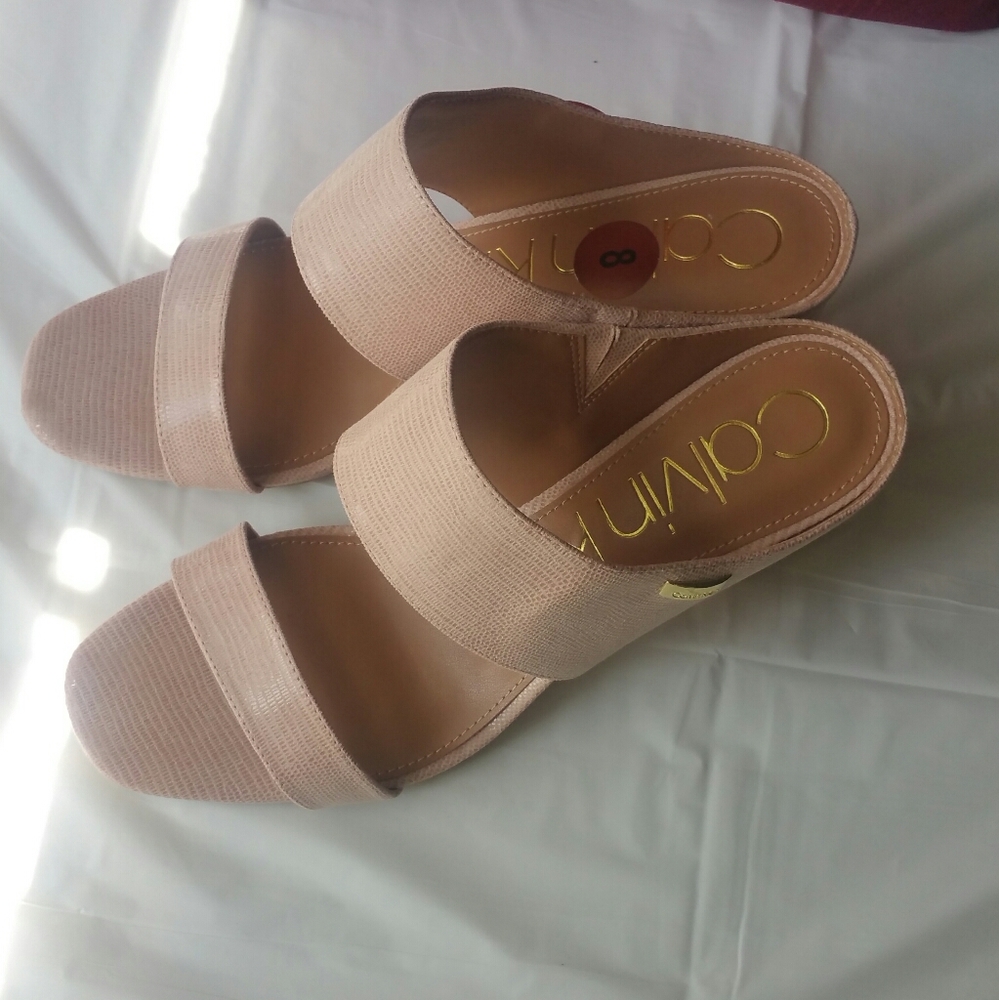 Calvin  Klein Heel -  Cream- Size - 8  Women